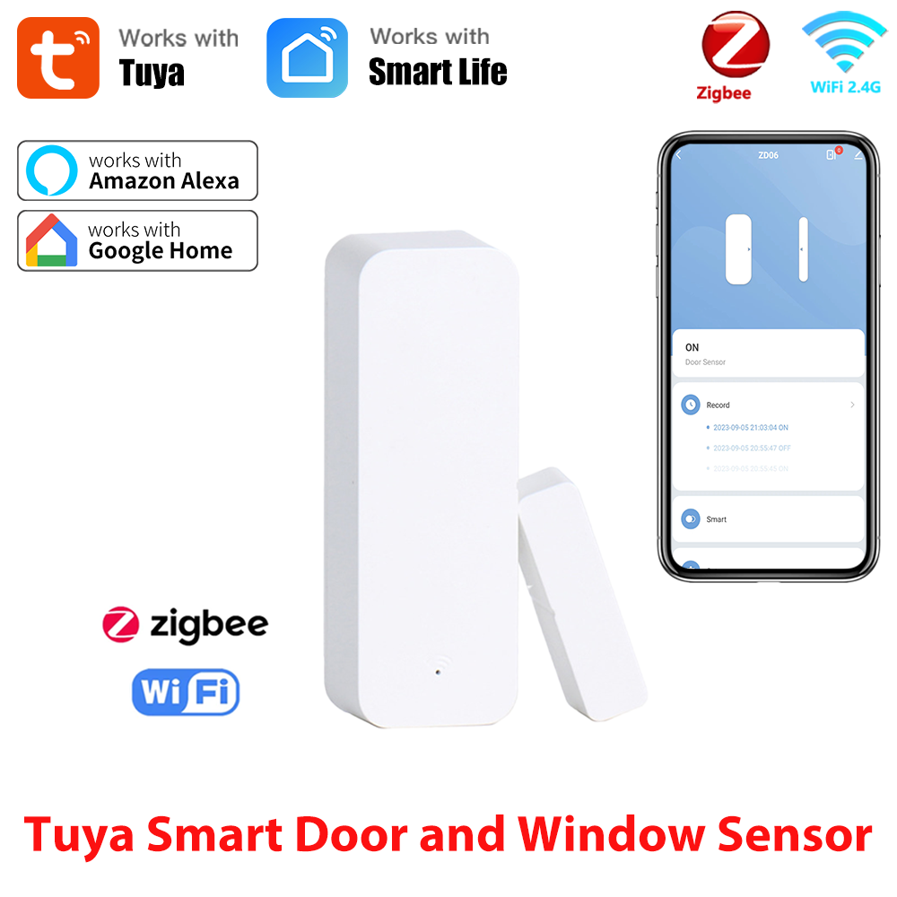 Smart Home Automation Kit - Tuya Smart WiFi/Zigbee Sensore per porte