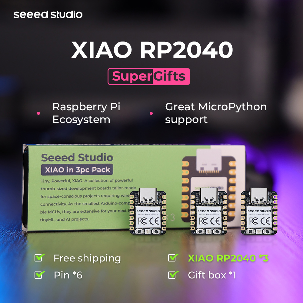 Microcontroller Kit - RP2040 -Microcontrollore Seeed Studio XIAO RP2040,