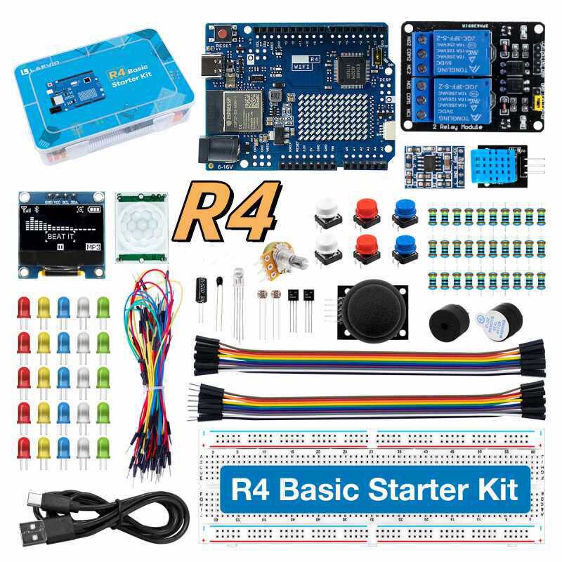 Sensor Kit Arduino - Kit di sviluppo UNO R4 compatibile