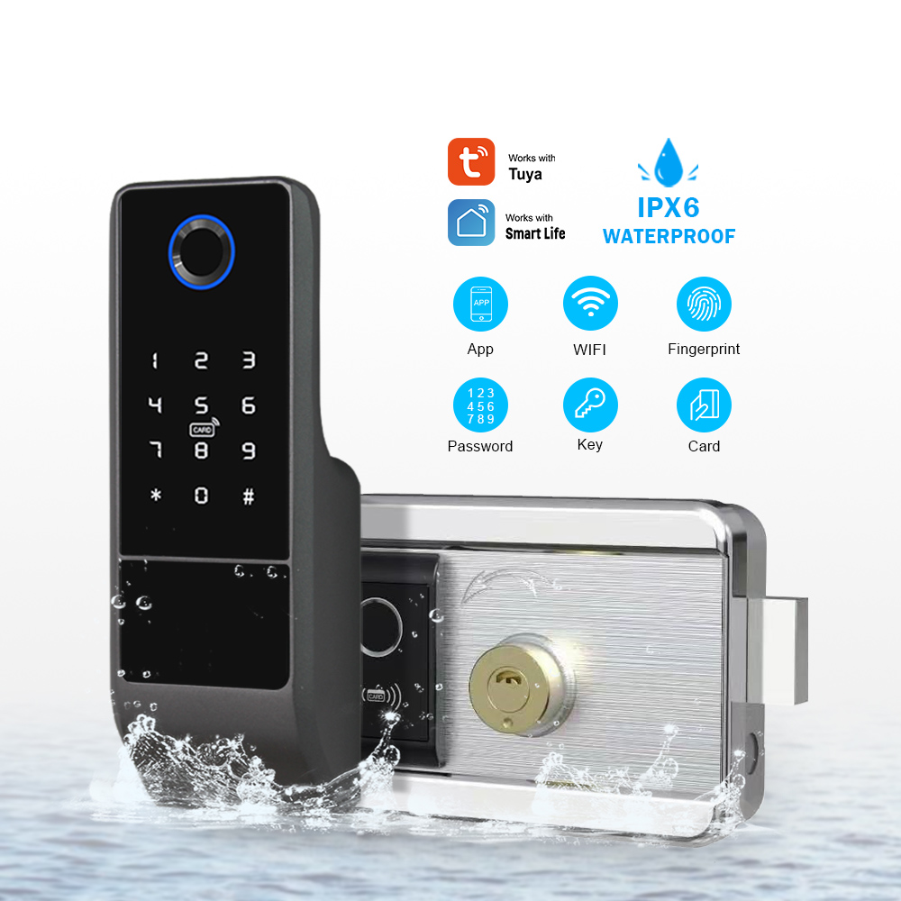 Smart Door Lock Wifi - Serratura Intelligente Impermeabile con App Tuya