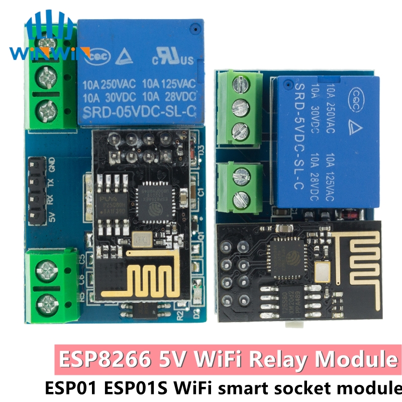Esp8266 Relay Module - ESP8266 ESP-01 ESP-01S 5V Modulo Relè