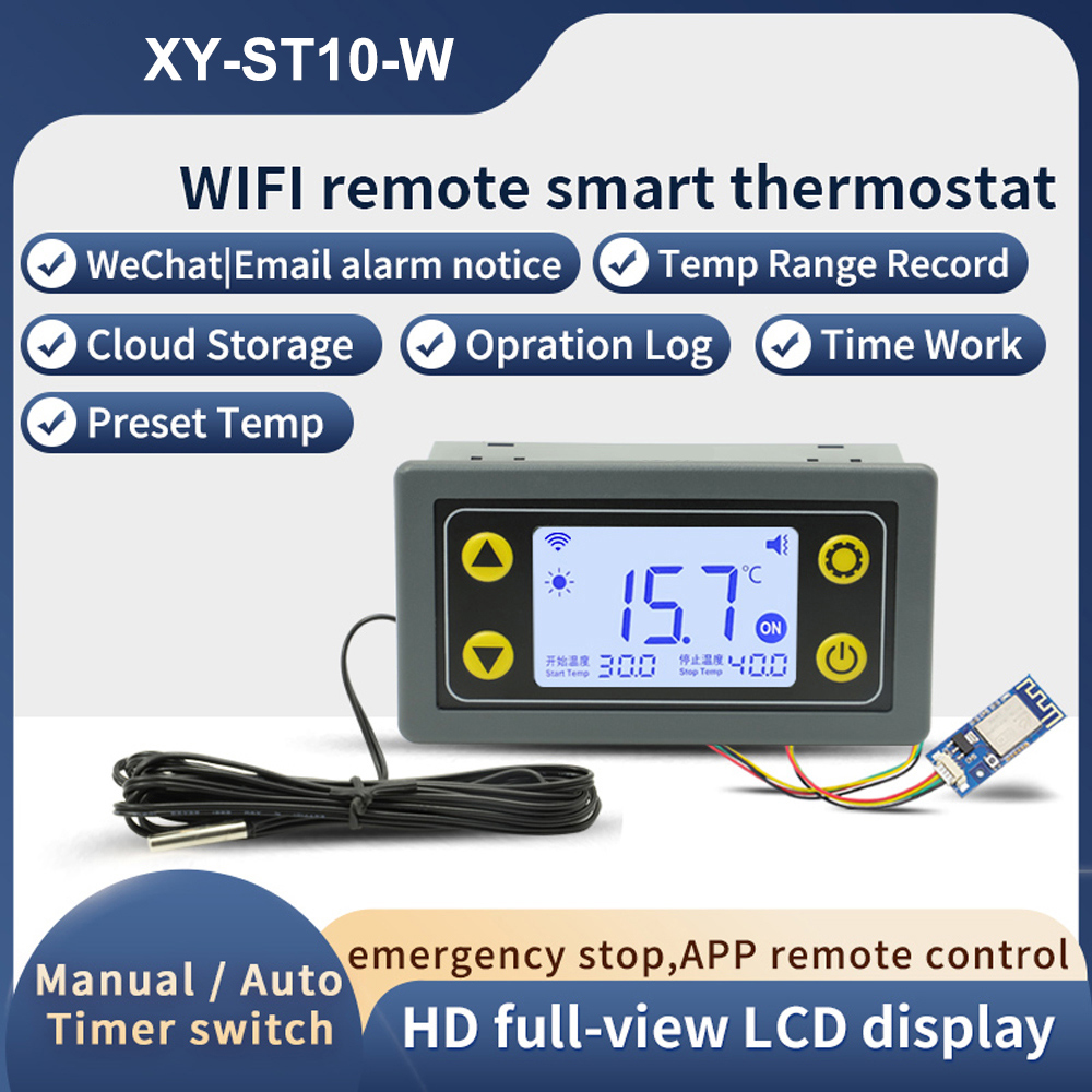 Wifi Thermostat - ST10-W/SA10-W/SA30-W/ST30-W DC6-30V/AC110-220V 10A/30A Termostato WIFI Regolatore