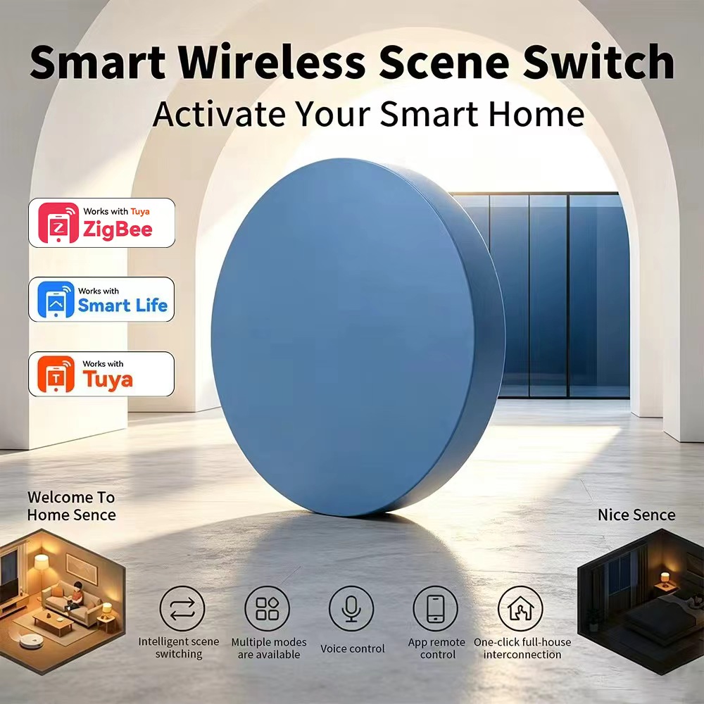Smart Home Automation Kit - Pulsante Intelligente Zigbee HIMOJO per Scenari,