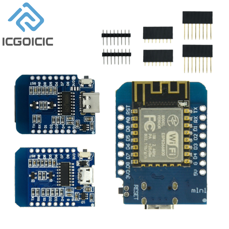 Esp8266 Relay Module - D1 Mini-Mini NodeMcu 4M byte Lua