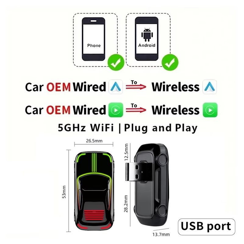 Adattatore Wireless Carplay An - Wifi Smart Plug recensione e prezzo