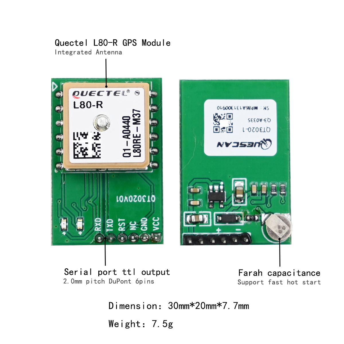 Quectel L80-R L80RE-M37 modulo - Microcontroller Kit recensione e prezzo