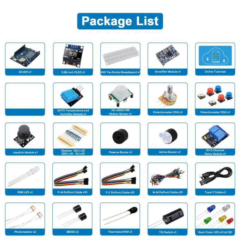Kit di sviluppo UNO R4 compati - Sensor Kit Arduino recensione e prezzo