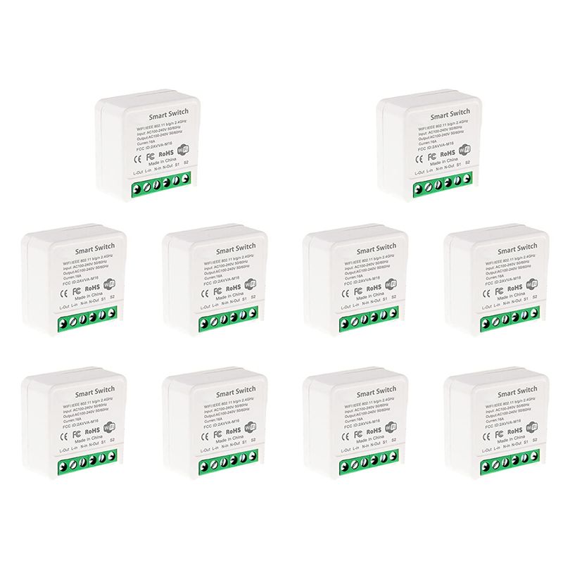 10X Mini Interruttore Relè Wif - Smart Light Switch Wifi recensione e prezzo